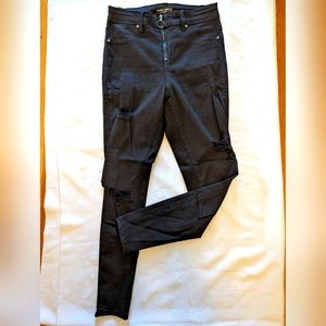 NWOT Hammer Jeans - black distressed stretch - slim leg - size 5